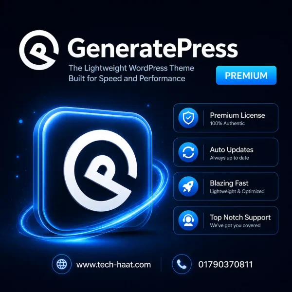 Buy GeneratePress Premium in Bangladesh | Lifetime Validity