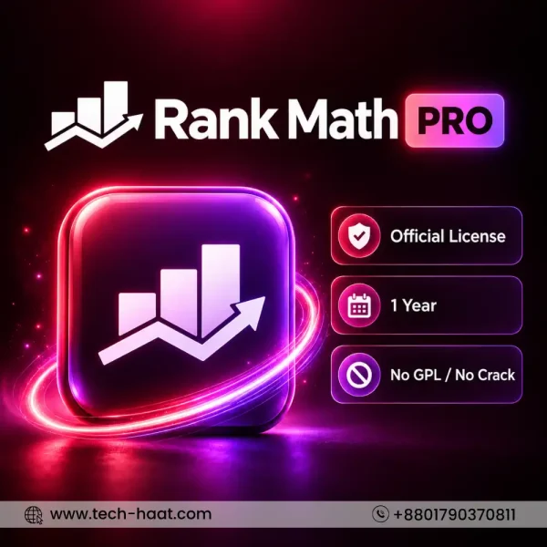 Rank Math Pro Price in Bangladesh – 1 Year License