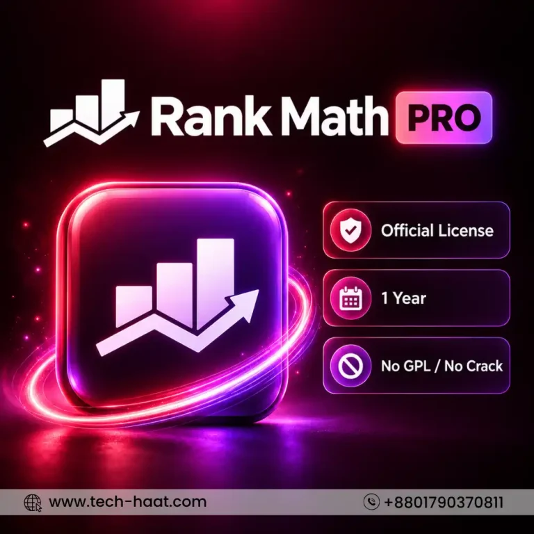 Rank Math Pro Price in Bangladesh – 1 Year License