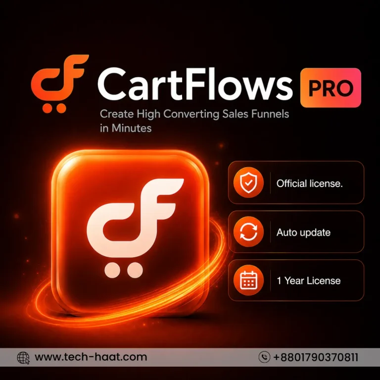 Cartflows Pro Plugin license bangladesh