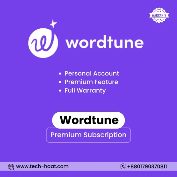 Wordtune Premium Subscription price in Bangladesh BD bkash daraz