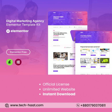 Digibuz - Digital Marketing Agency Elementor Template Kit