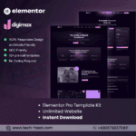 Digimax - Digital Marketing Agency Elementor Pro Template Kit
