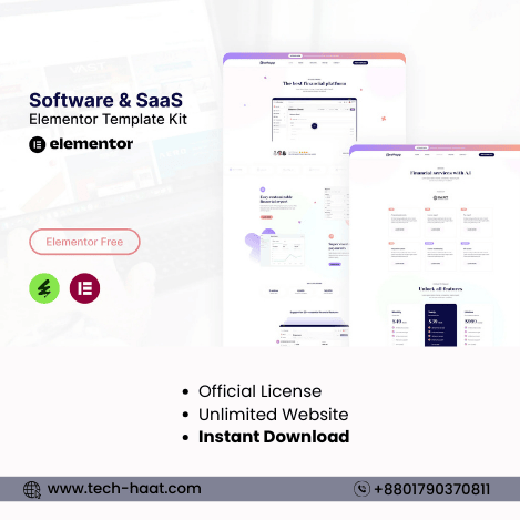 Softapp - Software & SaaS Elementor Template Kit