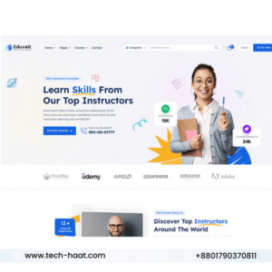 Eduvalt Online Courses WordPress Theme GPL in Bangladesh