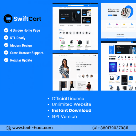 SwiftCart - Multipurpose WooCommerce WordPress The