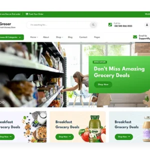 Groser – Grocery Store WooCommerce WordPress Theme