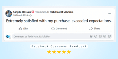 Reviews and Delivery Proof 6 Tech Haat Customer Review 5 Star