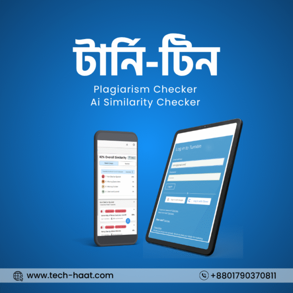 Turnitin Student and Instructor Account Price in Bangladesh – Best Plagiarism Checker and AI Detection Accounts in Bangladesh.Turnitin Student Account price in Bd, Turnitin Instructor API Account Price in Bangladesh, AI Checker Account, Tuenitin Premium, Turnitin Premium Subsacription, Turnitin Free, How to buy Turnitin Account, How to Use turnitin, ChatGPT, Google Gemini, Copyleaks, HIX AI, and Grammarly tools – Perfect for students, teachers, and professionals to check plagiarism and AI-generated content with reliable accuracy.