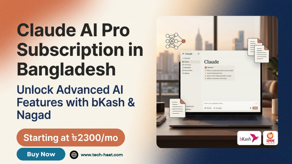 Claude ai pro subscription bd